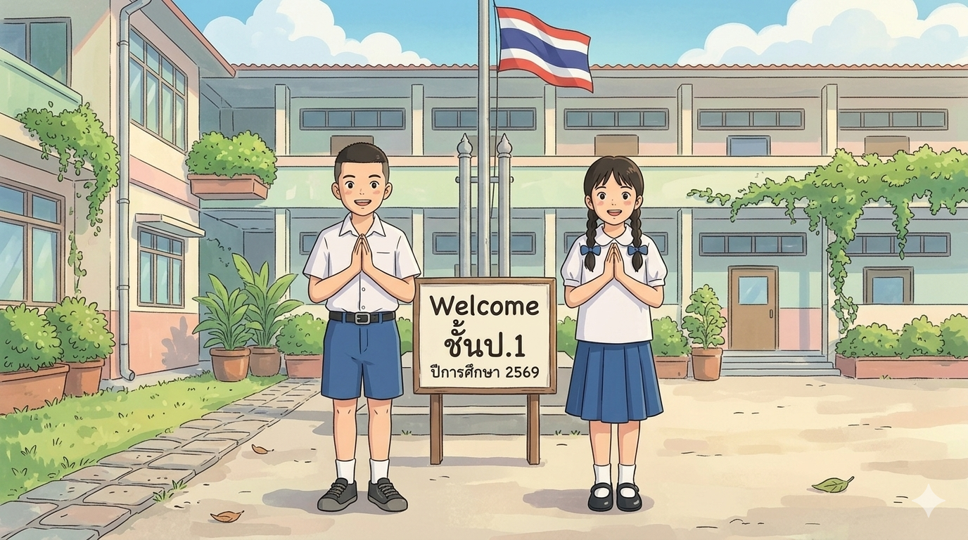 ยินดีต้อนรับสู่ห้องเรียนชั้นป.1