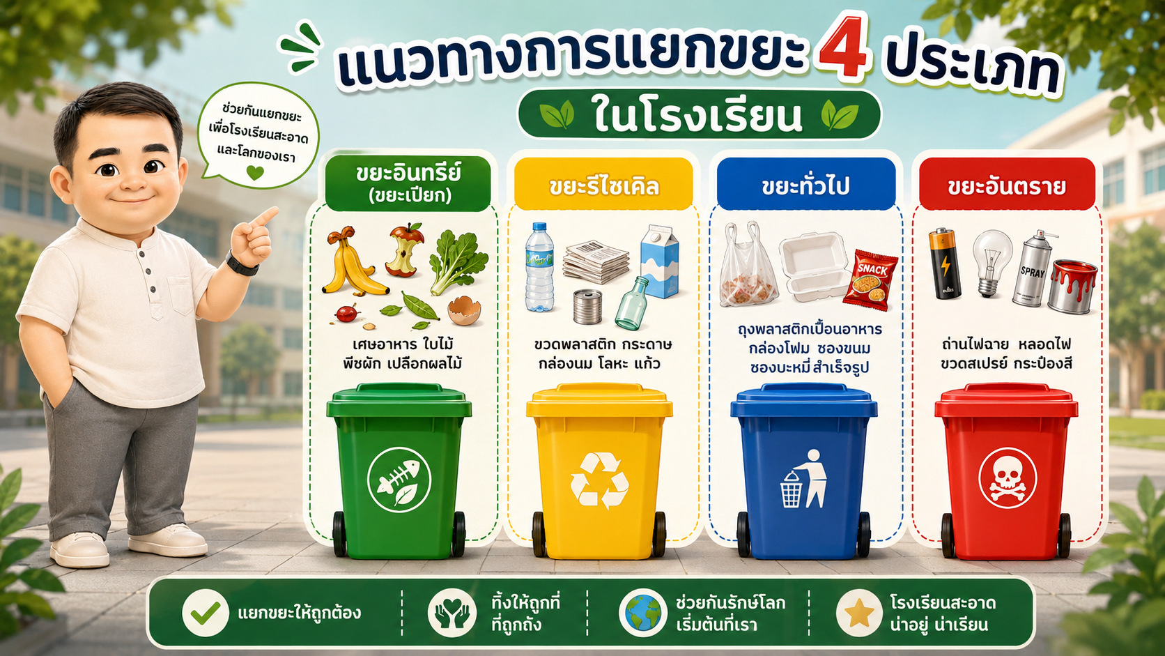 อินโฟกราฟิกการแยกขยะ
